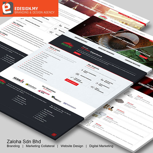 website development for refractory engineering company